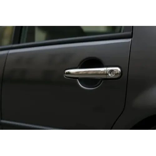 Накладки на ручки (нерж) 4 шт, Carmos - Турецька сталь для Citroen C-3 2002-2009 рр