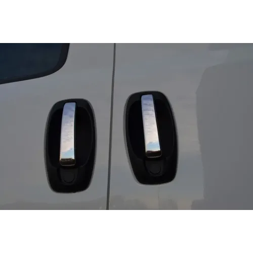 Накладки на ручки (4 шт, нерж) OmsaLine - Італійська нержавійка для Citroen Nemo 2007-2017 рр Накладки на ручки (4 шт, нерж) OmsaLine - Італійська нержавійка для Citroen Nemo 2007-2017 рр