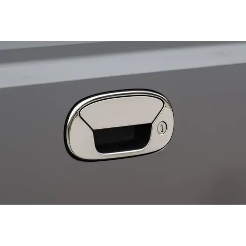 Накладка на ручку багажника (нерж.) OmsaLine - Італійська нержавійка для Fiat Doblo I 2005-2010 рр
