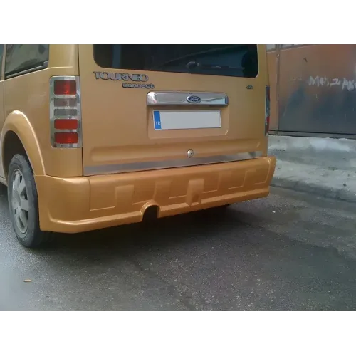 Накладка на стопи (2 шт., нерж.) OmsaLine - Італійська нержавійка для Ford Connect 2006-2009 рр Накладка на стопи (2 шт., нерж.) OmsaLine - Італійська нержавійка для Ford Connect 2006-2009 рр