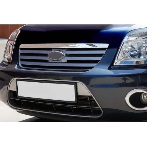 Накладка на кромку капота Полірована нержавіюча сталь для Ford Connect 2010-2013 рр Накладка на кромку капота Полірована нержавіюча сталь для Ford Connect 2010-2013 рр