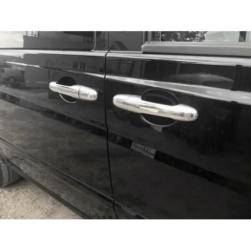 Накладки на ручки (нерж) 3 штуки, OmsaLine - Італійська нержавійка для Mercedes Vito W639 2004-2014 рр Накладки на ручки (нерж) 3 штуки, OmsaLine - Італійська нержавійка для Mercedes Vito W639 2004-2014 рр