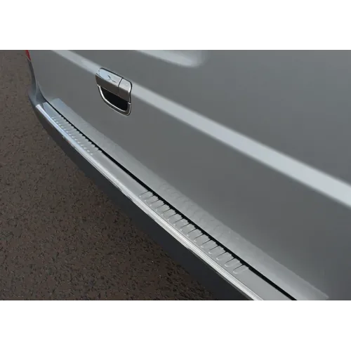 Накладка на задній бампер з загином (Omsa, нерж.) Глянець для Mercedes Vito W639 2004-2014 рр Накладка на задній бампер з загином (Omsa, нерж.) Глянець для Mercedes Vito W639 2004-2014 рр
