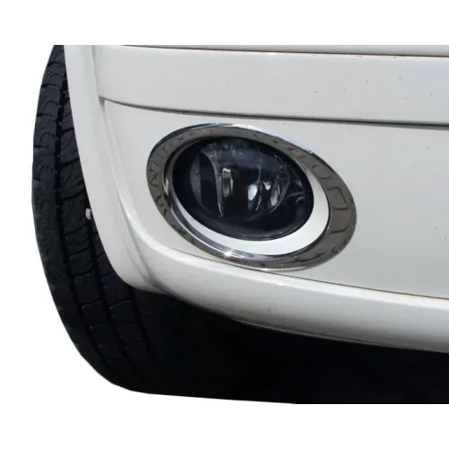 Окантовка на протитуманки (2 шт., нерж.) OmsaLine - Італійська нержавійка для Volkswagen T5 2010-2015 рр Окантовка на протитуманки (2 шт., нерж.) OmsaLine - Італійська нержавійка для Volkswagen T5 2010-2015 рр