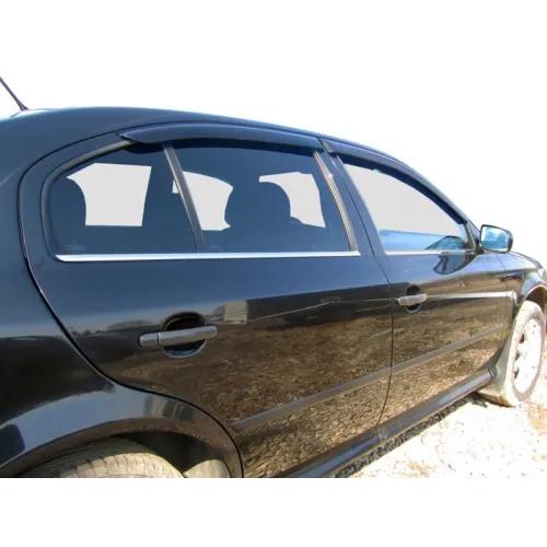 Окантовка вікон (4 шт, нерж) для Skoda Octavia I Tour A4 1996-2010 рр Окантовка вікон (4 шт, нерж) для Skoda Octavia I Tour A4 1996-2010 рр