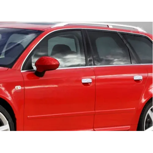 Накладки на ручки (4 шт, нерж) для Seat Exeo 2008-2013 рр Накладки на ручки (4 шт, нерж) для Seat Exeo 2008-2013 рр