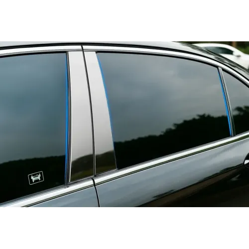 Молдинг дверних стійок (6 шт, нерж.) для Honda Civic Sedan VIII 2006-2011 рр Молдинг дверних стійок (6 шт, нерж.) для Honda Civic Sedan VIII 2006-2011 рр