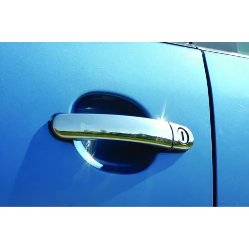 Накладки на ручки (4 шт, нерж) OmsaLine - Італійська нержавійка для Skoda Octavia II A5 2010-2013 рр Накладки на ручки (4 шт, нерж) OmsaLine - Італійська нержавійка для Skoda Octavia II A5 2010-2013 рр