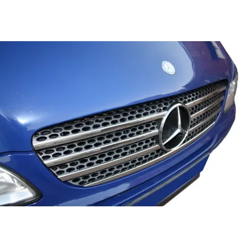 Накладки на решітку (7 частин, нерж.) Carmos - Турецька сталь для Mercedes Viano 2004-2014 рр Накладки на решітку (7 частин, нерж.) Carmos - Турецька сталь для Mercedes Viano 2004-2014 рр