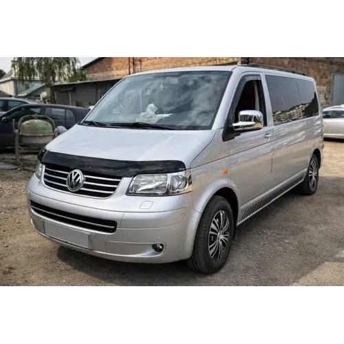 Накладки на дзеркала (2 шт) Carmos - Хромований пластик для Volkswagen T5 Caravelle 2004-2010 рр Накладки на дзеркала (2 шт) Carmos - Хромований пластик для Volkswagen T5 Caravelle 2004-2010 рр