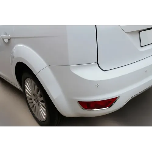 Накладки заднього рефлектора (2 шт, нерж) для Ford Focus II 2008-2011 рр Накладки заднього рефлектора (2 шт, нерж) для Ford Focus II 2008-2011 рр