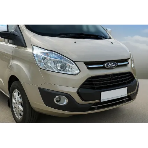Накладки на противотуманки 2013-2018 (2 шт., пласт) для Ford Custom рр