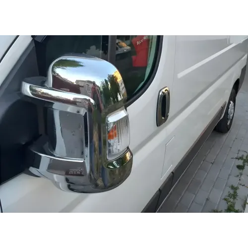 Накладки на дзеркала (2 шт, пласт) для Peugeot Boxer 2006-2025 рр