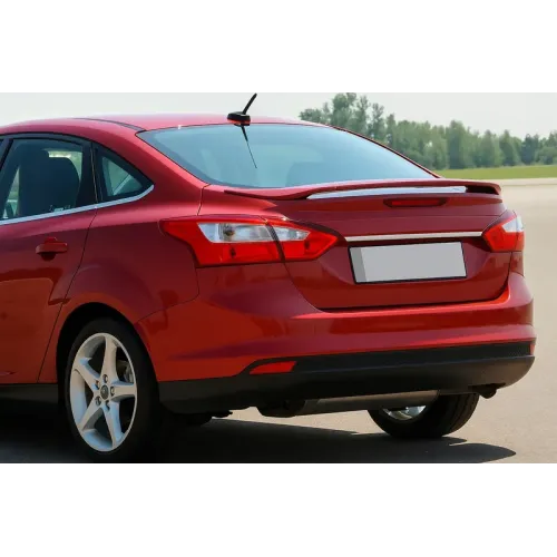 Планка над номером вузька (нерж) Седан (хром) для Ford Focus III 2011-2017 рр