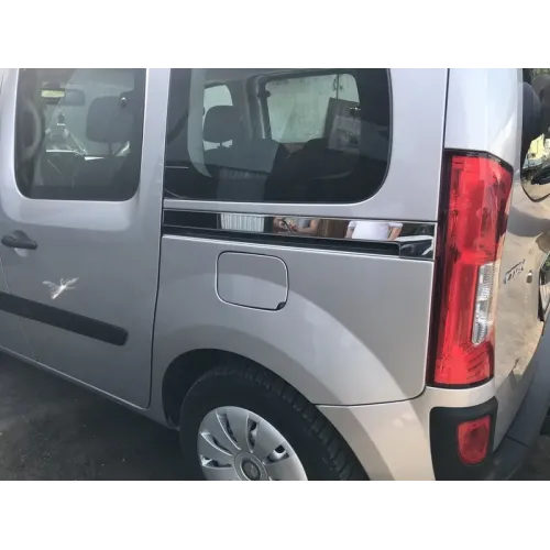 Молдинг зсувних дверей (2 шт, нерж) для Mercedes Citan 2013-2021 рр Молдинг зсувних дверей (2 шт, нерж) для Mercedes Citan 2013-2021 рр