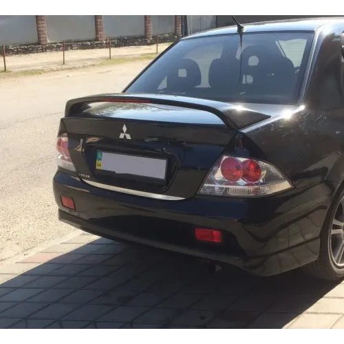 Кромка багажника (нерж.) для Mitsubishi Lancer 9 2004-2008 рр Кромка багажника (нерж.) для Mitsubishi Lancer 9 2004-2008 рр