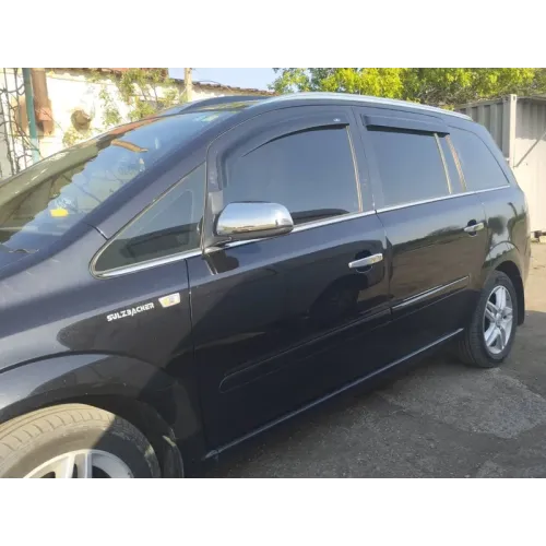 Накладки на дзеркала 2005-2008 (2 шт., нерж.) для Opel Zafira B рр Накладки на дзеркала 2005-2008 (2 шт., нерж.) для Opel Zafira B рр