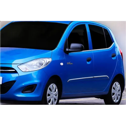 Окантовка вікон (6 шт, нерж.) для Hyundai I-10 2008-2013 рр