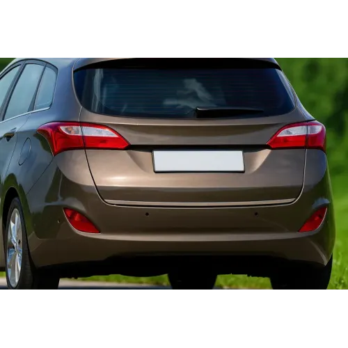 Кромка багажника (SW, нерж) для Hyundai I-30 2012-2017 рр Кромка багажника (SW, нерж) для Hyundai I-30 2012-2017 рр