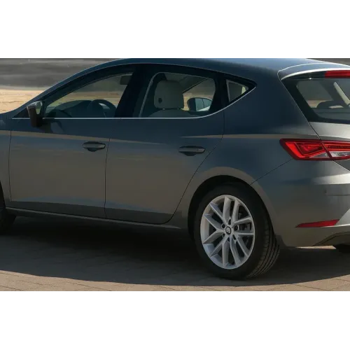 Молдинг бічних стекол (5 дверний, 8 шт, нерж) для Seat Leon 2013-2020 рр