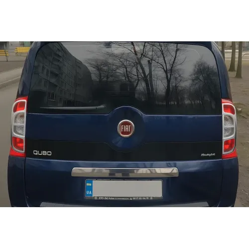 Накладка на стопи (2 шт, нерж.) для Fiat Fiorino/Qubo 2008-2024 рр