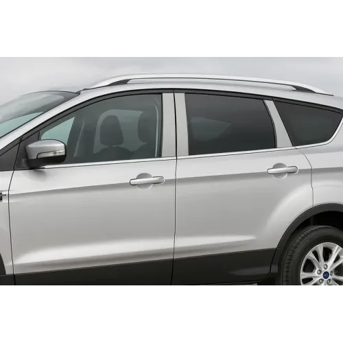 Молдинг дверних стійок (нерж.) для Ford Kuga/Escape 2013-2019 рр Молдинг дверних стійок (нерж.) для Ford Kuga/Escape 2013-2019 рр