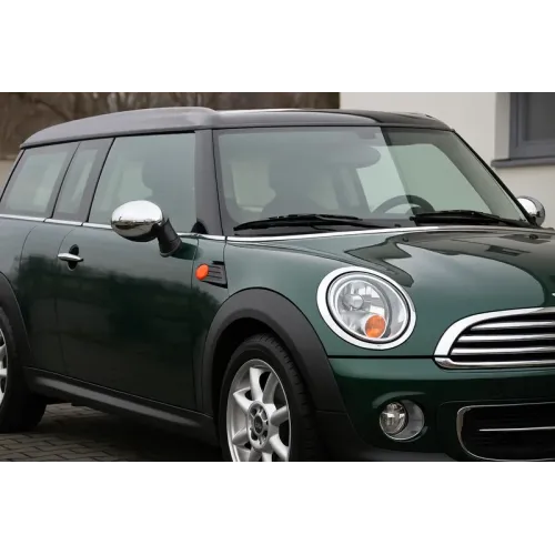 Накладки на дзеркала 2007-2014 (2 шт, нерж.) для Mini Clubman R55/R56 рр