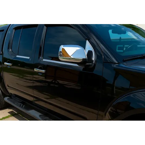 Накладка на вітровички (2 шт., нерж.) для Suzuki Equator 2009- рр