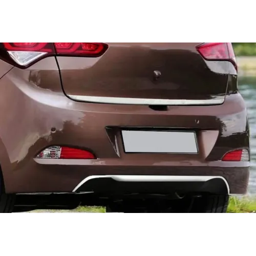 Накладка на торець бампера 2014-2018 (нерж) для Hyundai I-20 рр