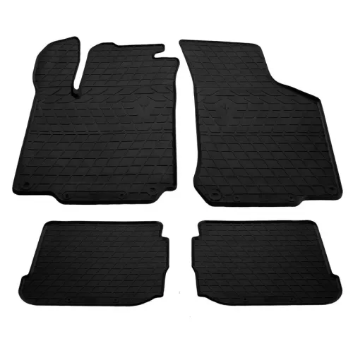 Гумові килимки (4 шт, Stingray) Premium - без запаху гуми для Volkswagen Golf 4 1997-2006 рр Гумові килимки (4 шт, Stingray) Premium - без запаху гуми для Volkswagen Golf 4 1997-2006 рр