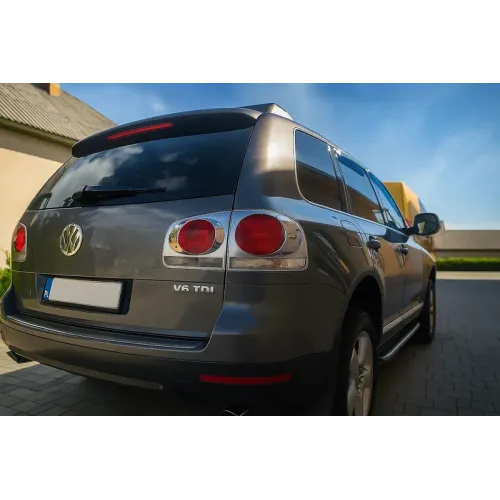 Накладки задні ліхтарі 2008-2011 (2 шт., пласт) для Volkswagen Touareg рр Накладки задні ліхтарі 2008-2011 (2 шт., пласт) для Volkswagen Touareg рр