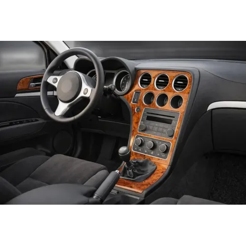 Накладки на панель (Meric) Титан для Alfa Romeo 159 2005-2011 рр Накладки на панель (Meric) Титан для Alfa Romeo 159 2005-2011 рр