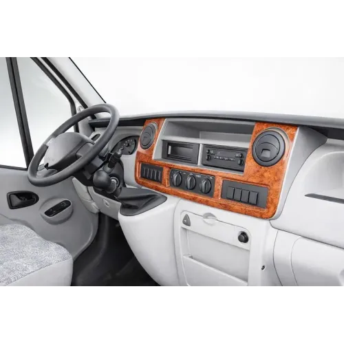 Накладки на панель (2004-2010) Титан для Opel Movano рр Накладки на панель (2004-2010) Титан для Opel Movano рр