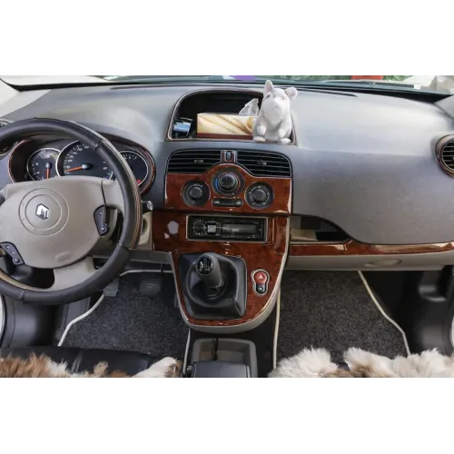 Накладки на панель Карбон для Renault Kangoo 2008-2020 рр