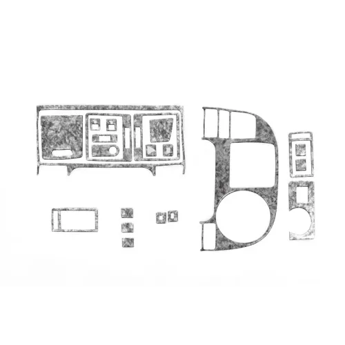 Накладки на панель Титан для Volkswagen T5 Multivan 2003-2010 рр Накладки на панель Титан для Volkswagen T5 Multivan 2003-2010 рр