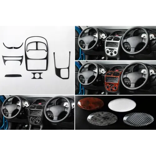 Накладки на панель (2001-2005) Карбон для Kia Sportage рр Накладки на панель (2001-2005) Карбон для Kia Sportage рр
