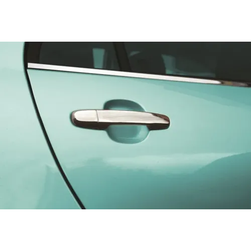 Накладки на ручки (4 шт, нерж) Carmos - турецька сталь для Toyota Prius 2009-2015 рр Накладки на ручки (4 шт, нерж) Carmos - турецька сталь для Toyota Prius 2009-2015 рр