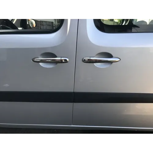 Накладки на ручки (нерж) 4 шт, OmsaLine - Італійська нержавійка для Mercedes Citan 2013-2021 рр Накладки на ручки (нерж) 4 шт, OmsaLine - Італійська нержавійка для Mercedes Citan 2013-2021 рр