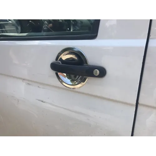 Накладки під ручки Carmos - Турецька сталь, 4 штуки для Volkswagen Caddy 2010-2015 рр Накладки під ручки Carmos - Турецька сталь, 4 штуки для Volkswagen Caddy 2010-2015 рр