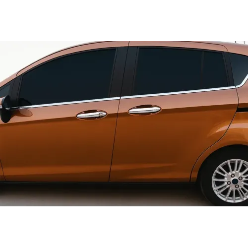 Накладки на ручки (4 шт., нерж.) OmsaLine - Італійська нержавійка для Ford B-Max 2012-2017 рр