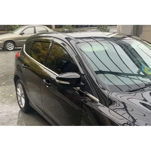 Нижня окантовка вікон (8 шт, нерж) SW, OmsaLine - Італійська нержавійка для Ford Focus III 2011-2017 рр
