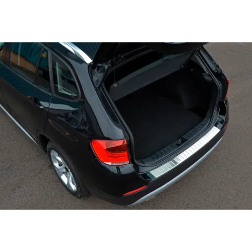 Накладка на задній бампер OmsaLine (нерж) для BMW X1 E84 2009-2015 рр Накладка на задній бампер OmsaLine (нерж) для BMW X1 E84 2009-2015 рр