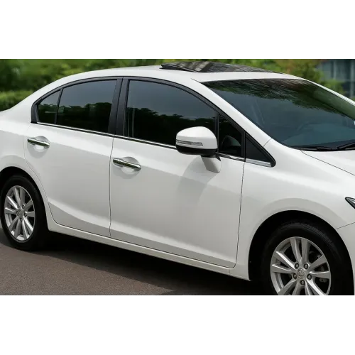 Зовнішня окантовка вікон OmsaLine (6 шт, нерж) для Honda Civic Sedan IX 2011-2016 рр Зовнішня окантовка вікон OmsaLine (6 шт, нерж) для Honda Civic Sedan IX 2011-2016 рр