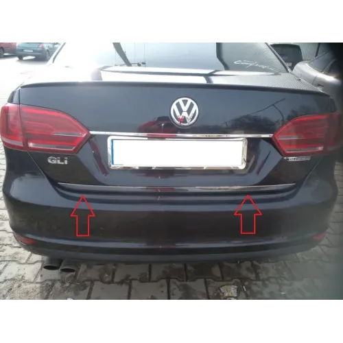 Кромка багажника (нерж) 2011-2014 для Volkswagen Jetta рр Кромка багажника (нерж) 2011-2014 для Volkswagen Jetta рр