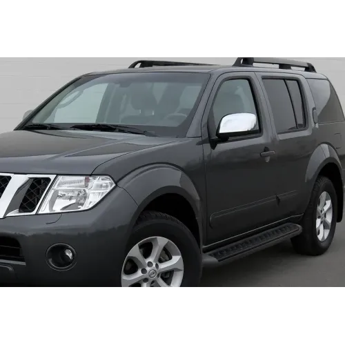 Накладки на дзеркала (2 шт., пласт.) Без повторювача повороту для Nissan Pathfinder R51 2005-2014 рр Накладки на дзеркала (2 шт., пласт.) Без повторювача повороту для Nissan Pathfinder R51 2005-2014 рр