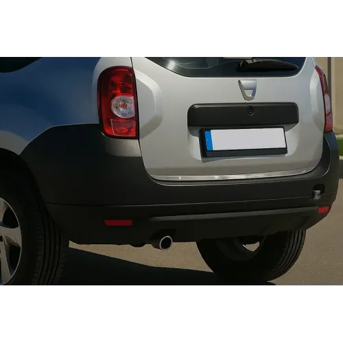 Кромка багажника (нерж.) Carmos - Турецька сталь для Dacia Duster 2008-2018 рр