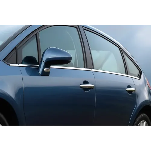 Зовнішня окантовка вікон (нерж.) Hatchback, Carmos - Турецька сталь для Citroen C-4 2004-2010 рр Зовнішня окантовка вікон (нерж.) Hatchback, Carmos - Турецька сталь для Citroen C-4 2004-2010 рр