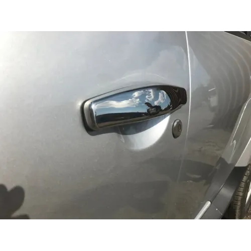 Накладки на ручки (4 шт., нерж.) Для російської збірки - OmsaLine для Renault Duster 2008-2017 рр
