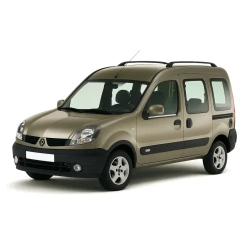 Зовнішня окантовка вікон (2 шт., нерж.) Carmos - Турецька сталь для Renault Kangoo 1998-2008 рр Зовнішня окантовка вікон (2 шт., нерж.) Carmos - Турецька сталь для Renault Kangoo 1998-2008 рр