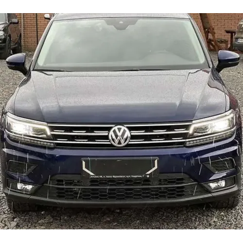 Накладки на решітку 2016-2020 (2 шт., нерж) для Volkswagen Tiguan рр Накладки на решітку 2016-2020 (2 шт., нерж) для Volkswagen Tiguan рр